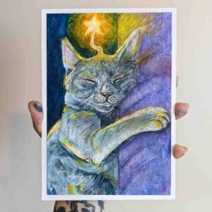 “Starry Cat #1” - Giclée Print (Copy)